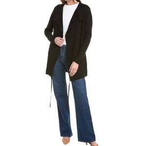 CAbi #5827 ATC Offhand Cardigan Size XS Black Sweater